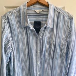 COPY - Lucky Brand Striped Button Front Shirt Size L